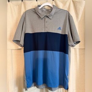 Adidas Men's Golf Tri-Tone Polo